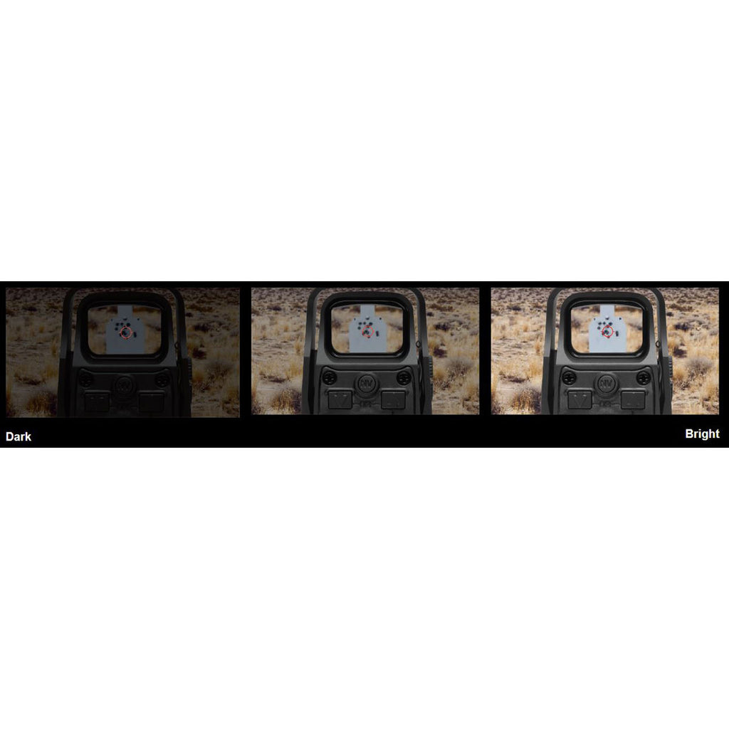HWS 512 Holographic 68 MOA Red Circle-Dot Rear Buttons Black