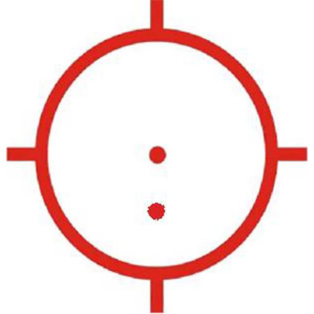 XPS2-2 Holographic 68MOA Ring 1 MOA Red Dotx2 Reticle Black
