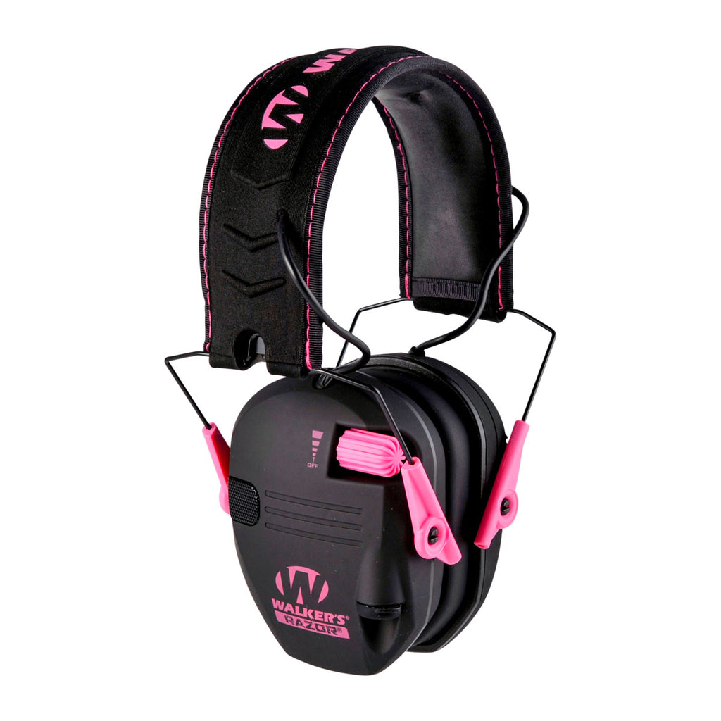 Razor Slim Electronic Muffs, Pink