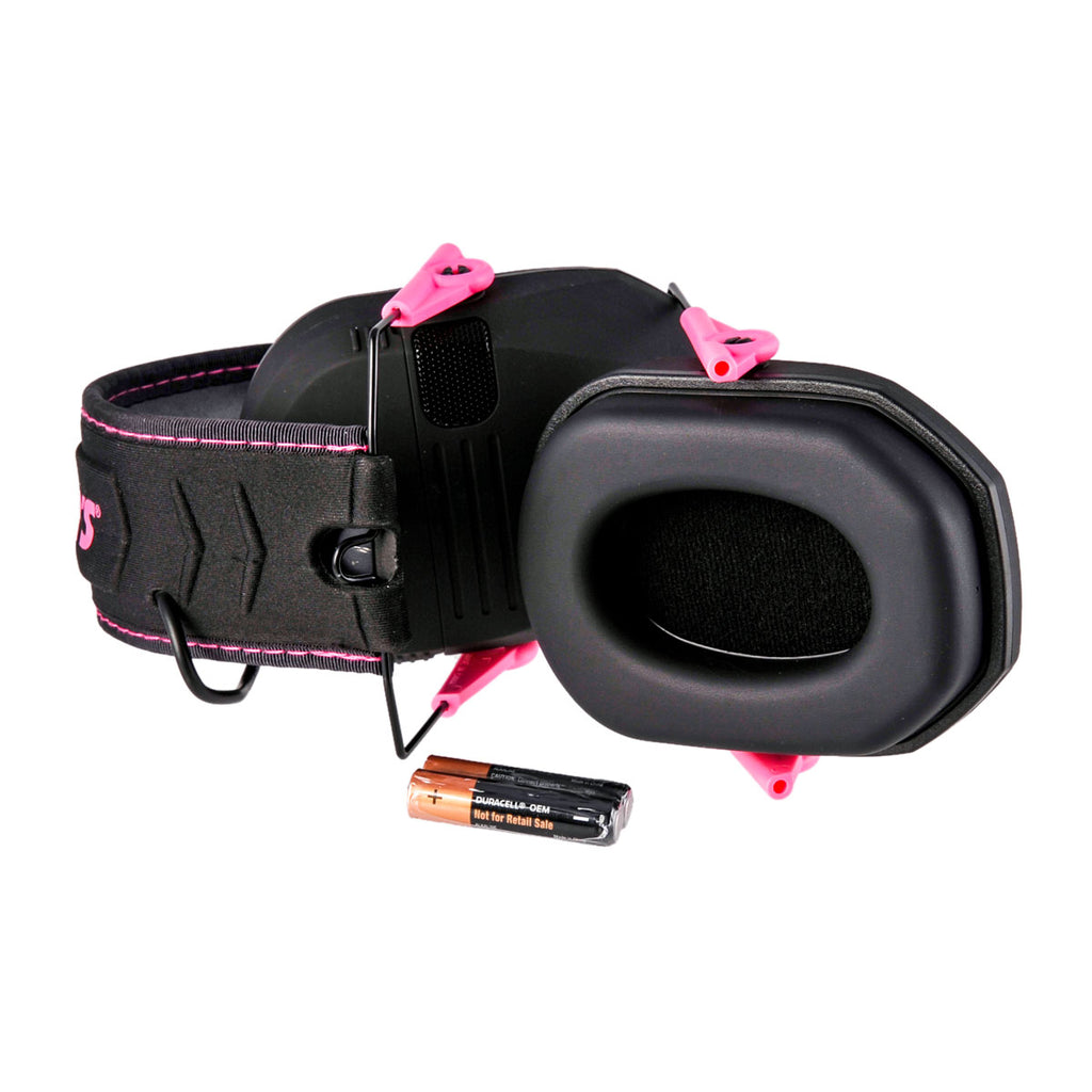 Razor Slim Electronic Muffs, Pink