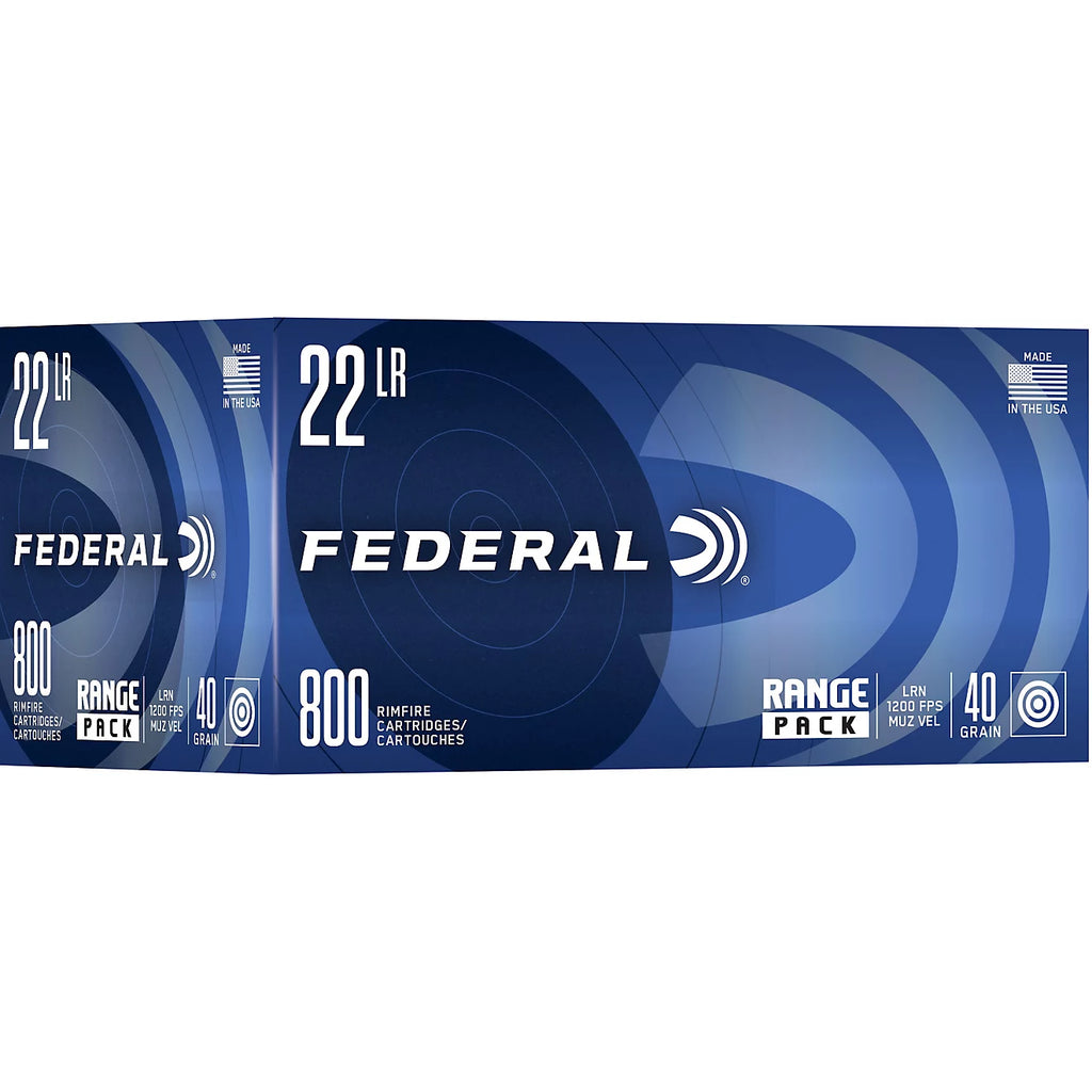 Federal Premium Champion LRN 22LR 40-Grain Rimfire Ammunition - 800 Rounds