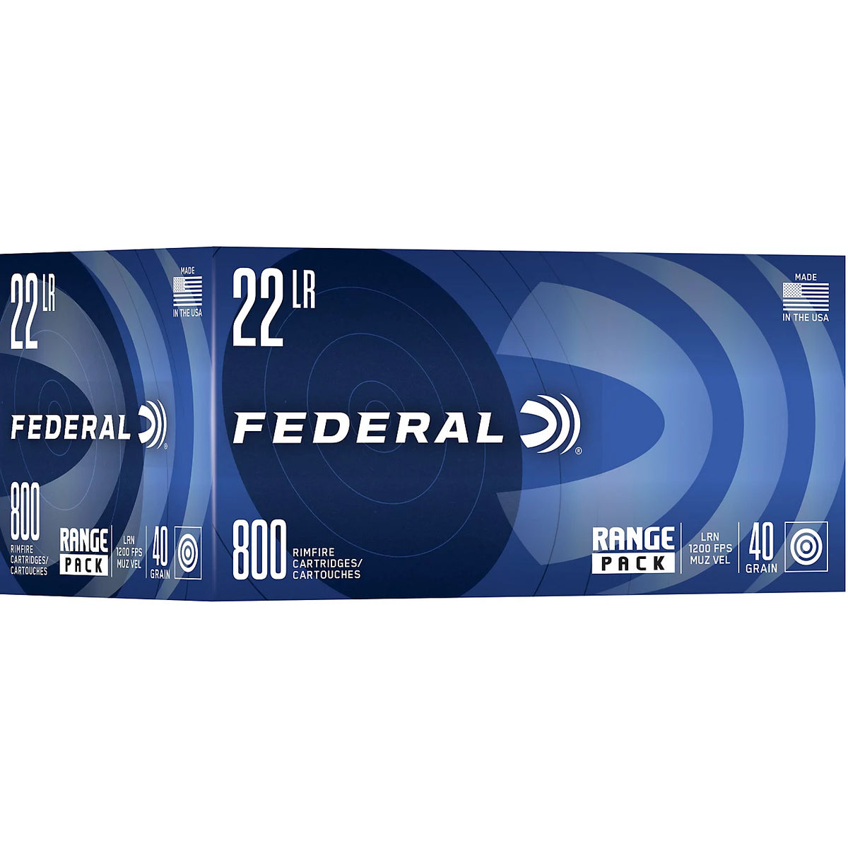 Federal Premium Champion LRN 22LR 40-Grain Rimfire Ammunition - 800 Rounds