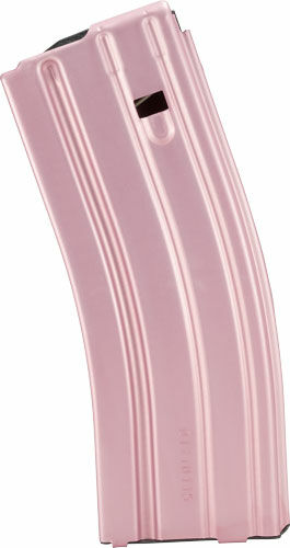 CPD MAGAZINE AR15 5.56X45 30RD PINK FINISH ALUMINUM