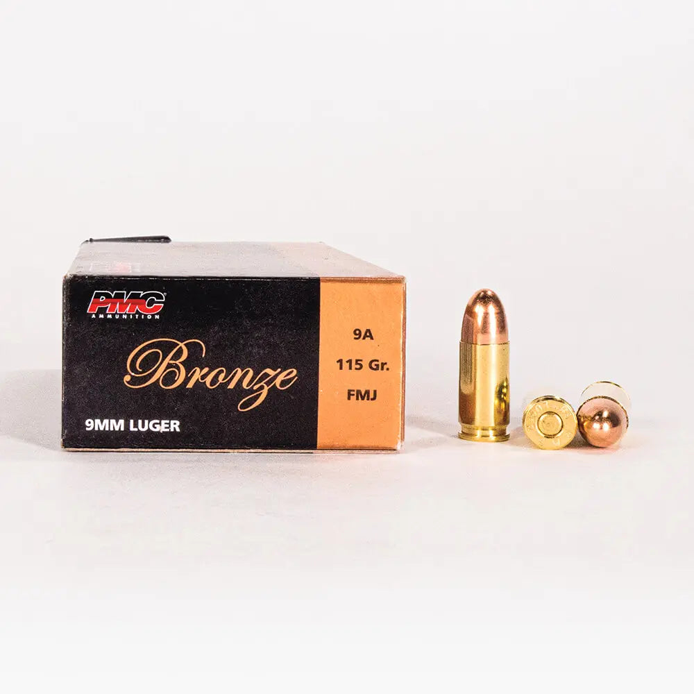 PMC Bronze 9mm Luger 115 Grain Full Metal Jacket - (50) RD Box