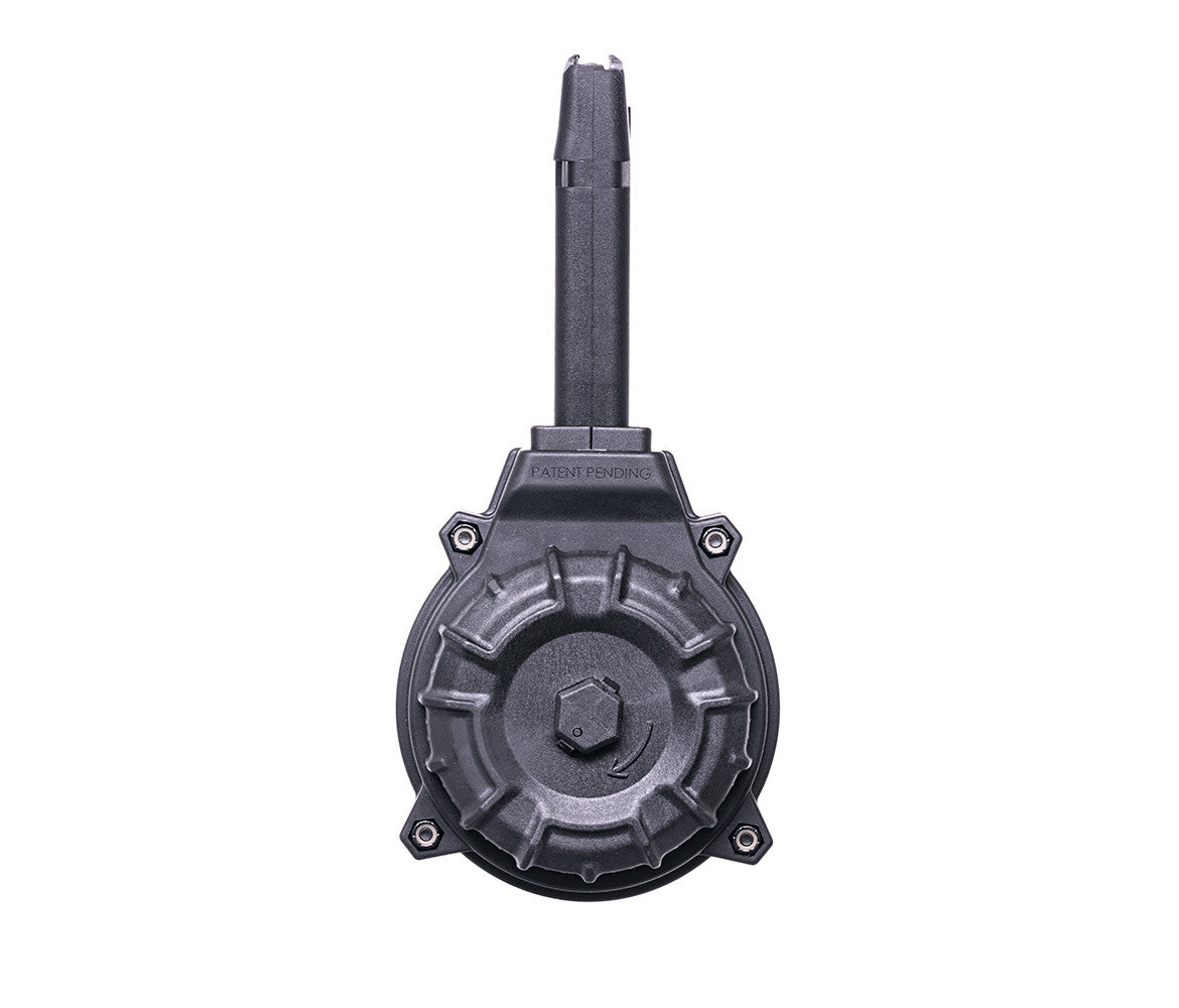 Fits the Glock® Model 17 & 19 9mm (50) Rd - Black Polymer Drum