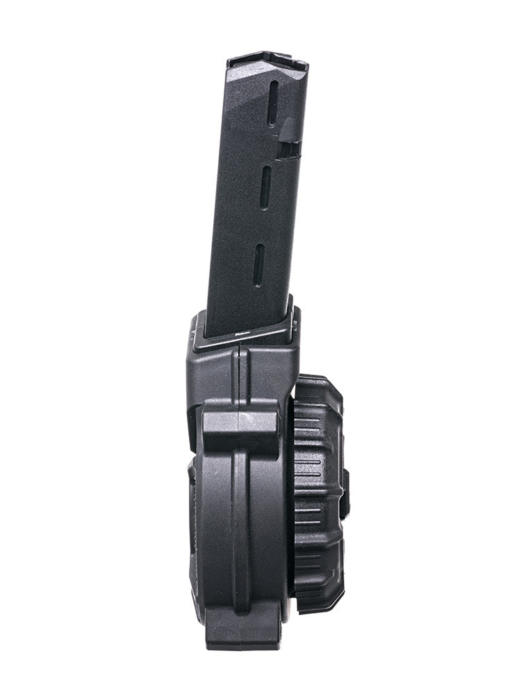 Fits the Glock® Model 17 & 19 9mm (50) Rd - Black Polymer Drum