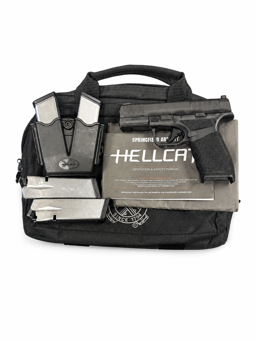 Springfield Armory Hellcat Pro 9mm – Complete 4-Magazine Range Package