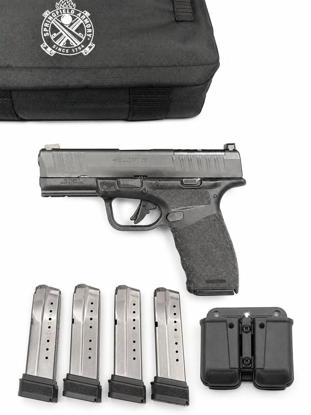 Springfield Armory Hellcat Pro 9mm – Complete 4-Magazine Range Package