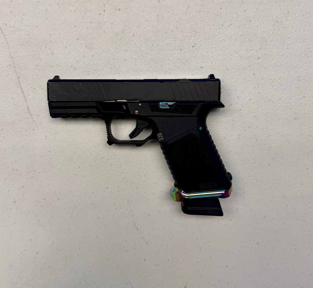 Custom Glock 19 Gen 3 Style 9mm – Rainbow PVD Barrel & Magwell | RMR Cut Slide | Upgraded Frame Build
