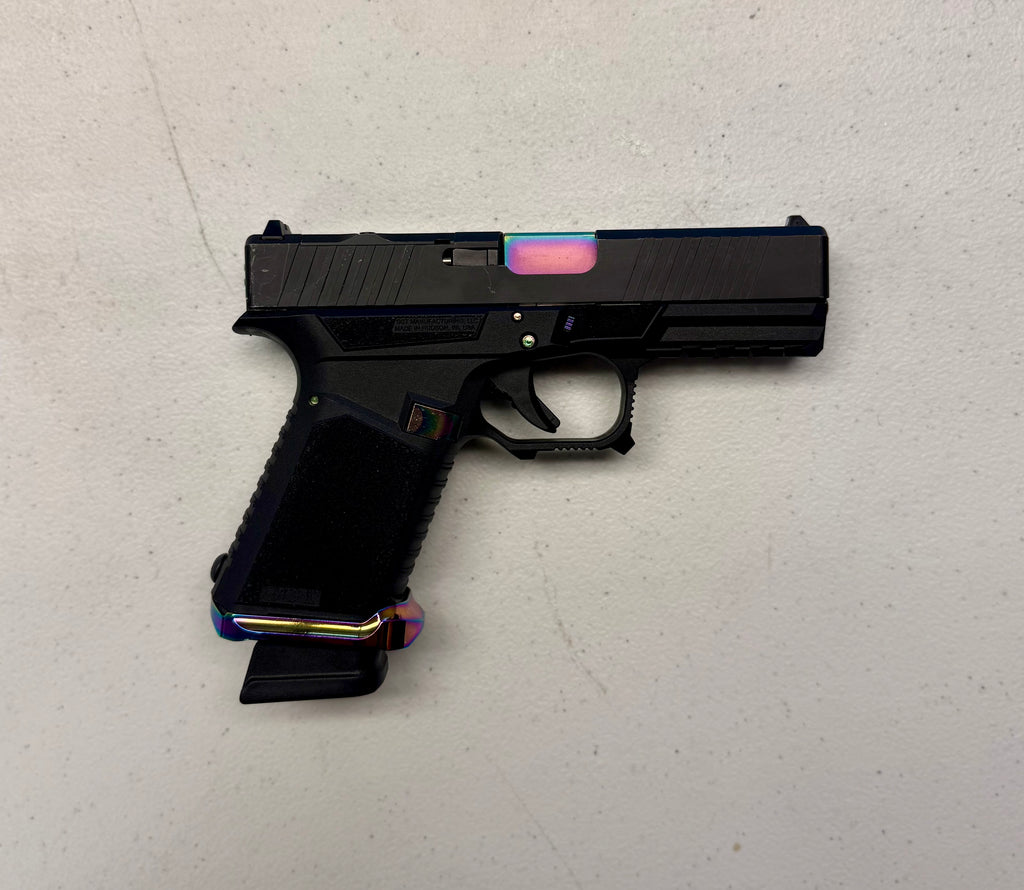 Custom Glock 19 Gen 3 Style 9mm – Rainbow PVD Barrel & Magwell | RMR Cut Slide | Upgraded Frame Build