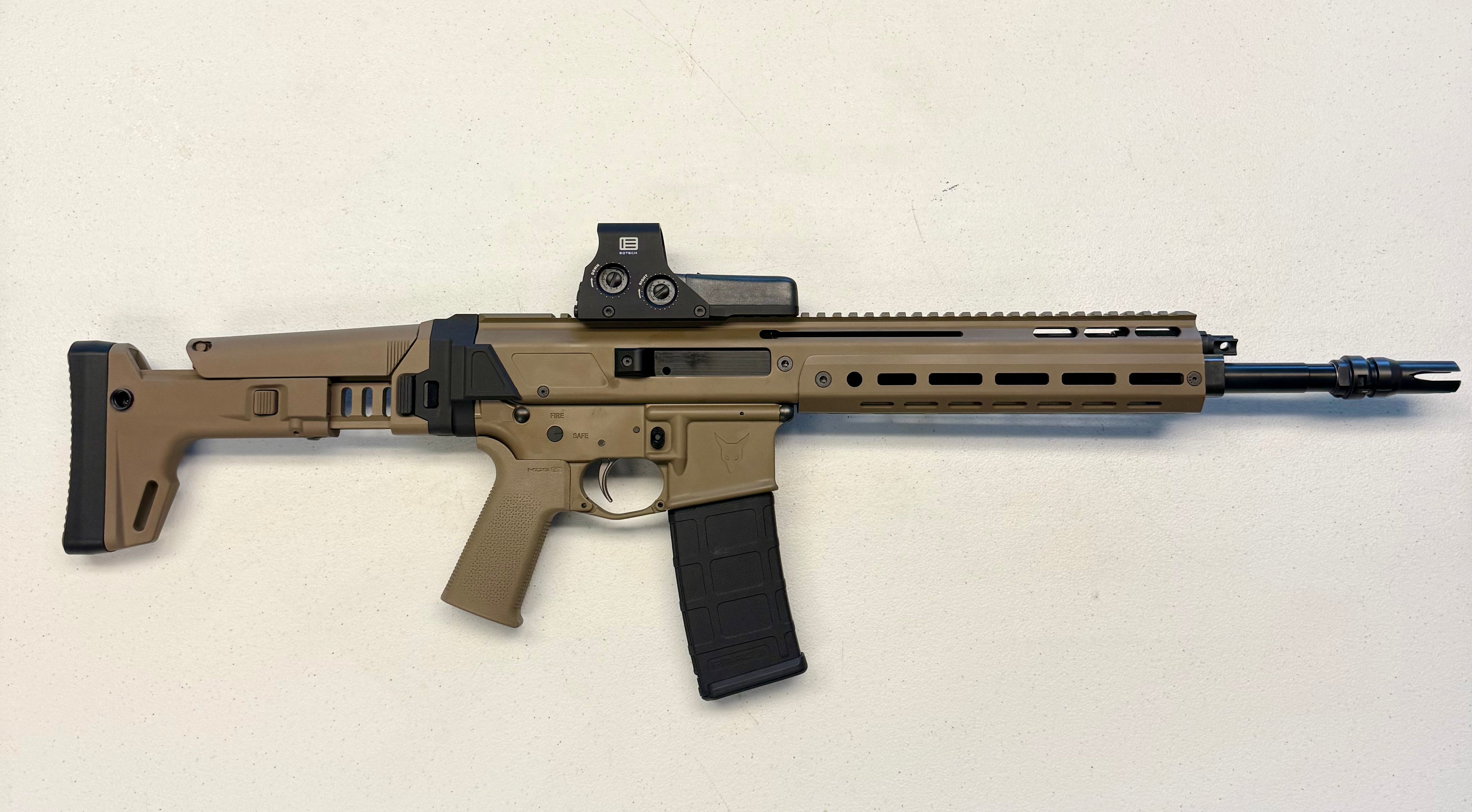 PSA JAKL 13.7” 5.56 Rifle – FDE | EOTech HWS 512 | Folding Stock | 2 Magazines | Premium Setup