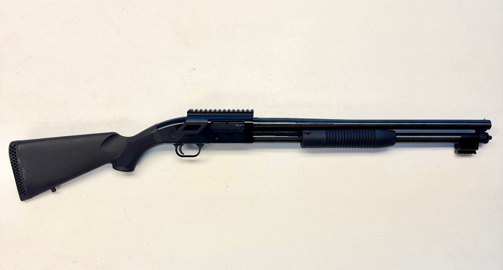 Mossberg Maverick 88 12 Gauge Pump Shotgun – Tactical Setup | Optic Rail | Shell Carrier | Light/Laser Mount