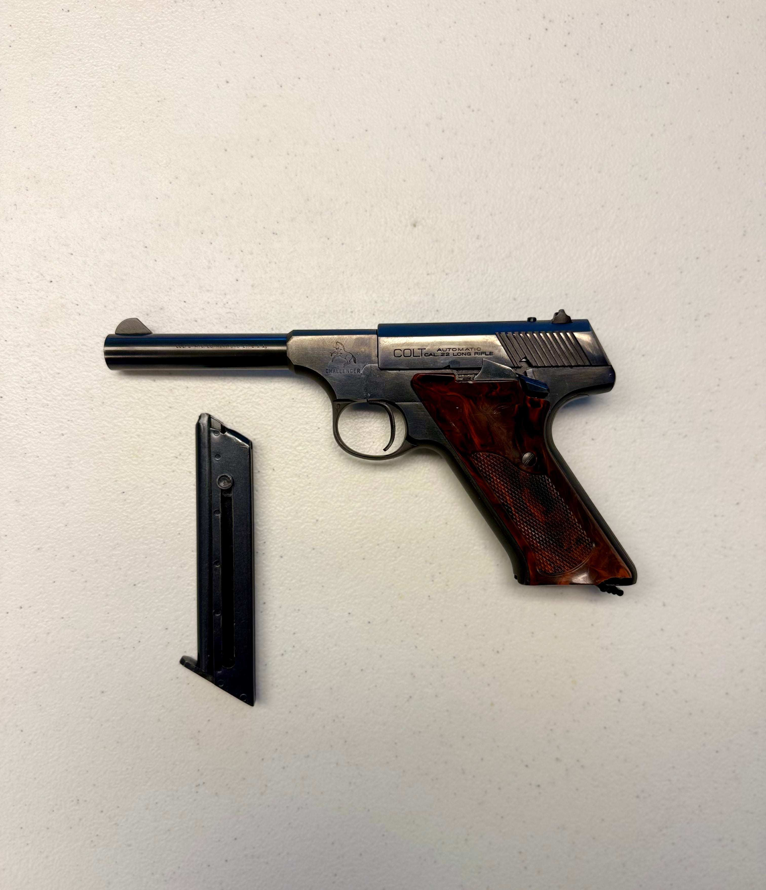 1950 Colt Challenger .22LR – First Year Production | Original Box & Papers | 4.5” Barrel | Vintage Colt