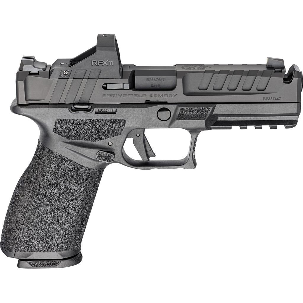 Springfield, Echelon,9MM, 4.5" Barrel with Integral Compensator, Viridian Green Dot, 4 Magazines, (3)-17 Round and (1)-20 Round, Includes Range Bag