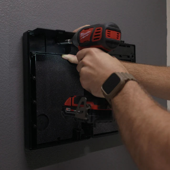 STOPBOX WALL-MOUNTED Gun Safe Alternative for Handgun Storage, Instant Access, Quick Access Handgun | Black
