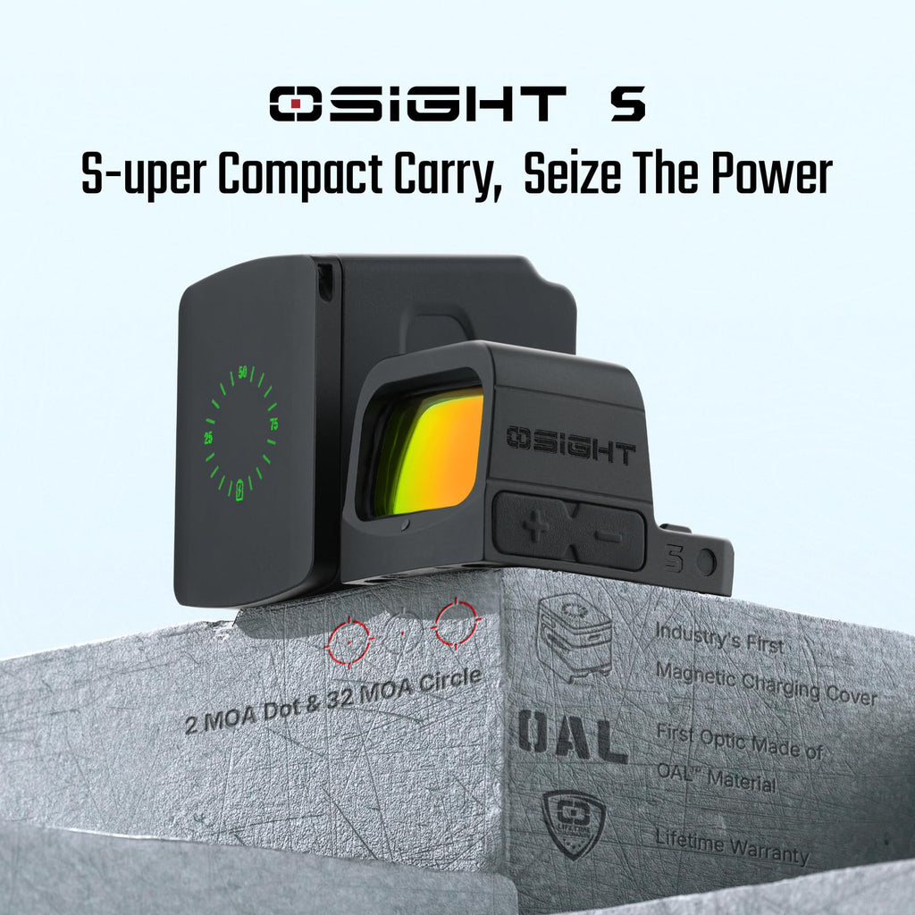 Osight S 2 MOA Dot & 32 MOA Circle Multi-reticle System Red Dot Sigh
