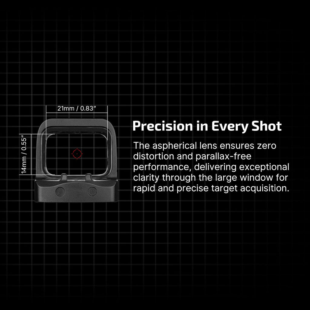 Osight S 2 MOA Dot & 32 MOA Circle Multi-reticle System Red Dot Sigh