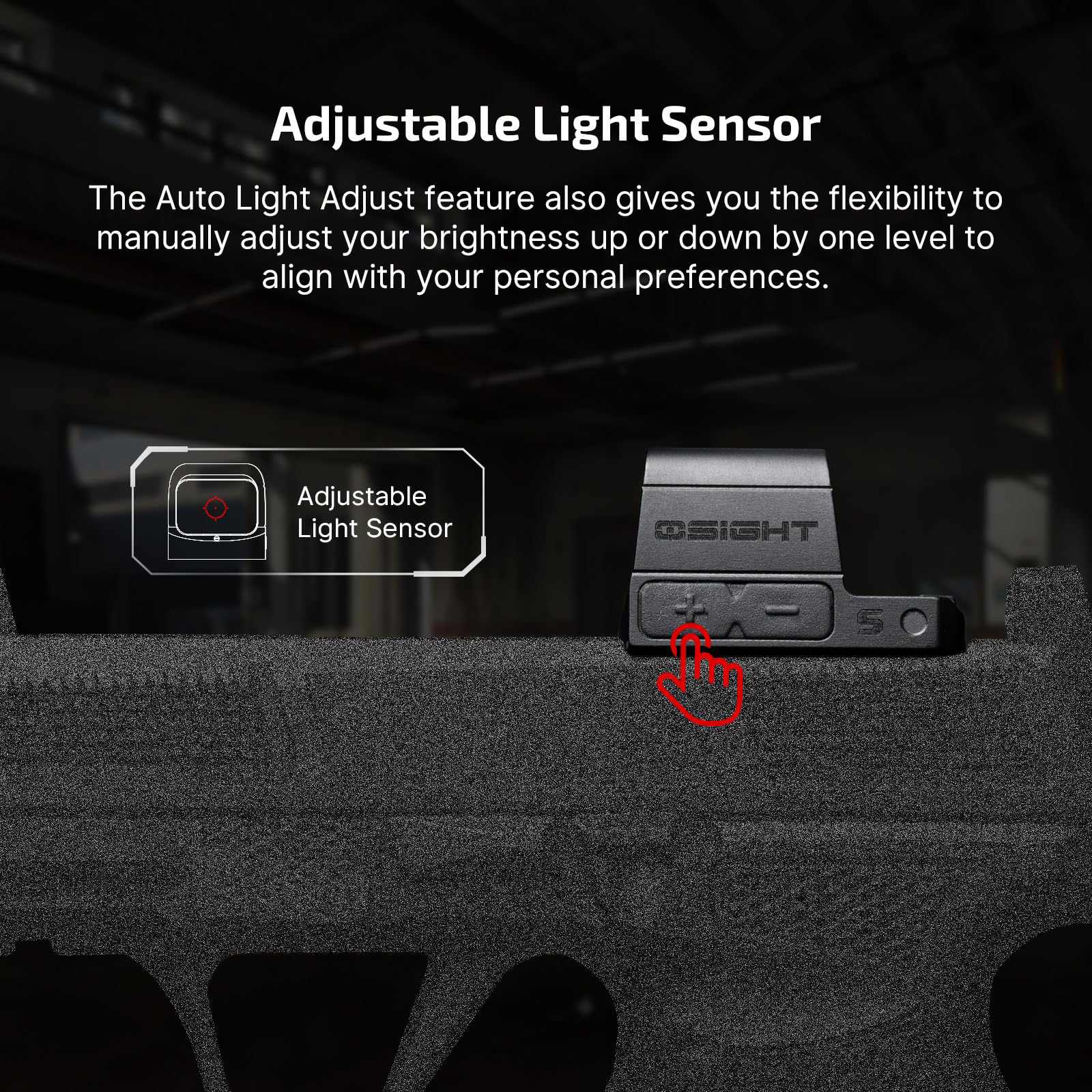 Osight S 2 MOA Dot & 32 MOA Circle Multi-reticle System Red Dot Sigh