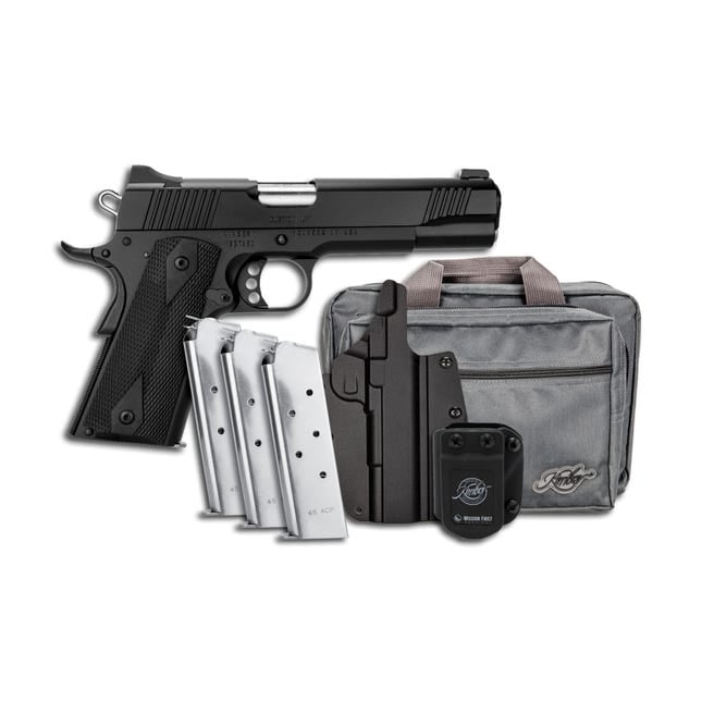 Kimber Custom LW, .45acp, 5" Barrel, 3- 7rd Magazines, Kimber Club Bundle, Pistol
