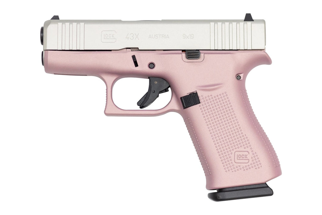 PINK Glock G43 USA 9mm 3.4'' 6-Rd Pink & Aluminum Pistol