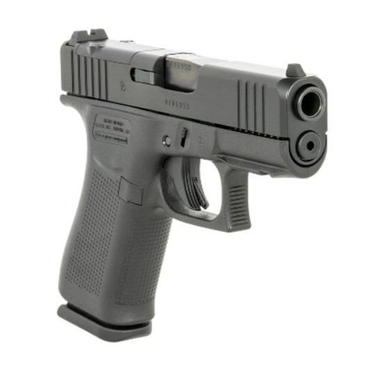 Glock G43X MOS 9mm Luger 3.41in Black Pistol - 15+1 Rounds(2x 15rd Mags)