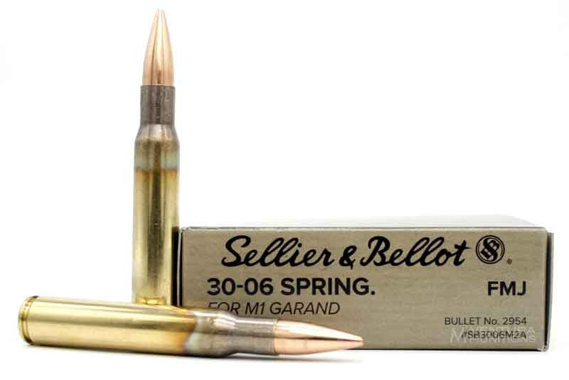 Sellier & Bellot M1 Garand 30-06 Springfield Ammo 150 Grain Full Metal Jacket