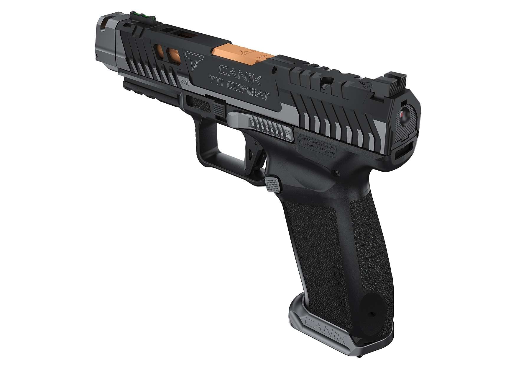 CANIK TTI COMBAT SMOKE 9MM 4.60" 18-RD SEMI-AUTO PISTOL