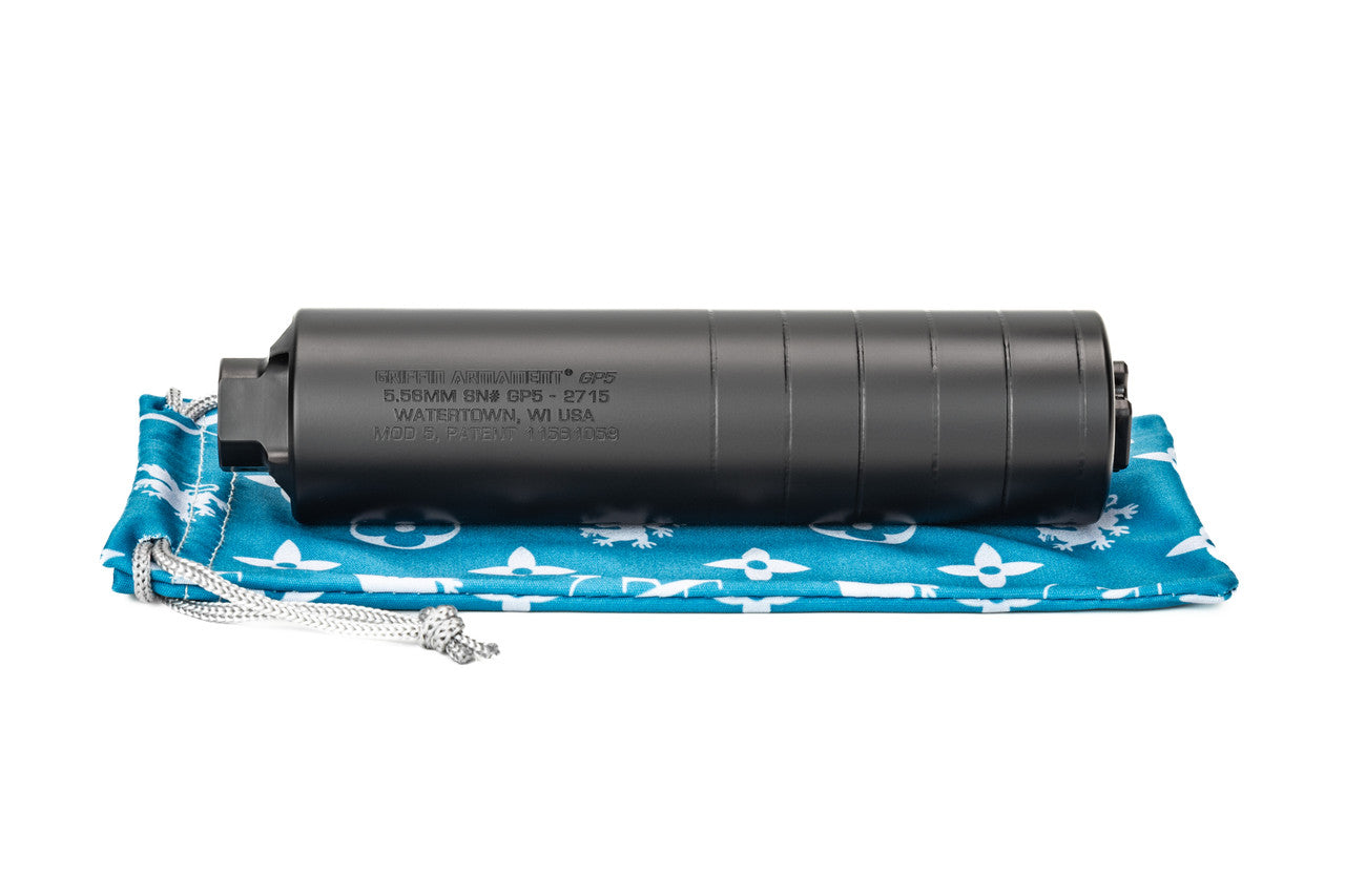 Griffin Armament GP5 5.56 Direct Thread Suppressor - 1/2x28 - GAGP5