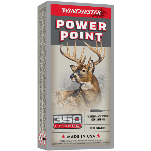 Winchester Super-X Power-Point .350 Legend 180 Grain Centerfire Rifle Ammo
